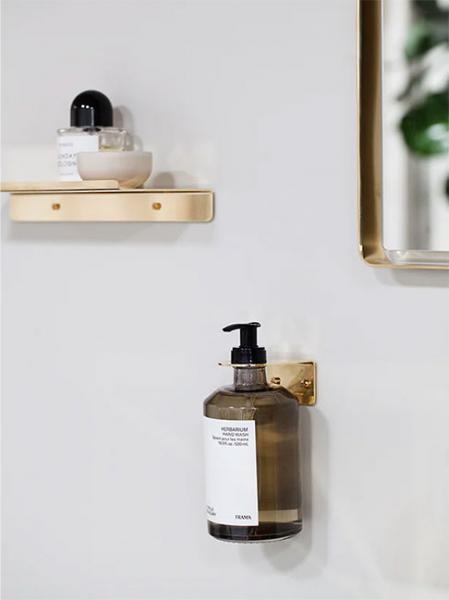 Toni Copenhagen hylde - &AElig;gte messing