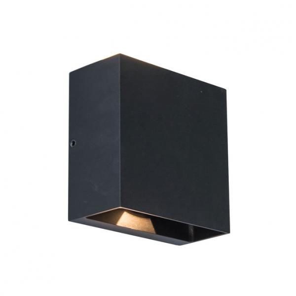 Lutec Architectural Gemini Beams udendørslampe til væg - Mat sort Lutec Architectural Gemini Beams udendørslampe til væg - Mat sort