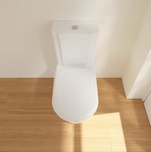Villeroy & Boch Hommage gulvst&aring;ende toilet m/Ceramic+ u/cisterne - Hvid