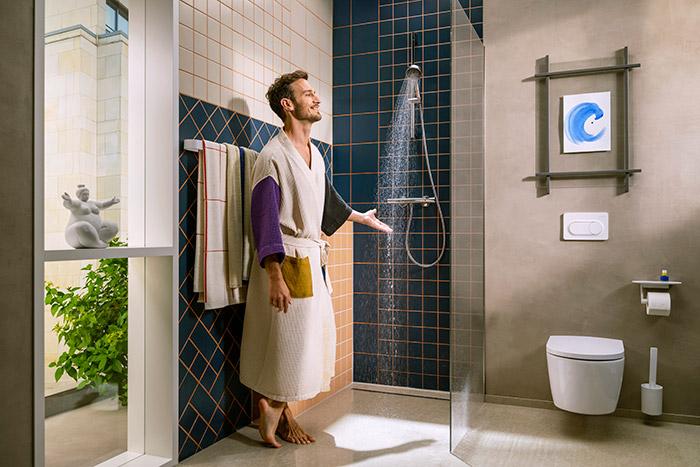 hansgrohe Activera Select S bruses&aelig;t 95 2jet m/Ecosmart+ og brusestang 65 cm - Krom