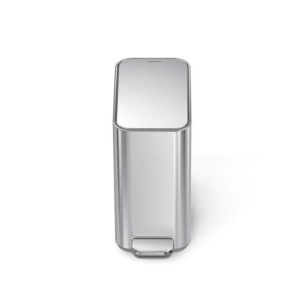 Simplehuman smal toiletspand 5L - Rustfrit st&aring;l