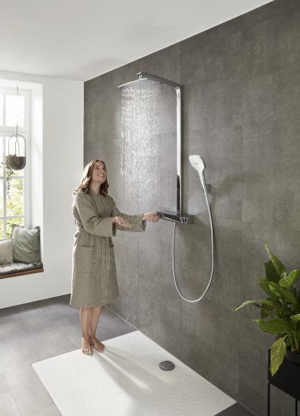 hansgrohe Raindance Select E 360 Showerpipe m/termostat 1jet - Krom