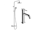 Pakker m. vandhane og brus